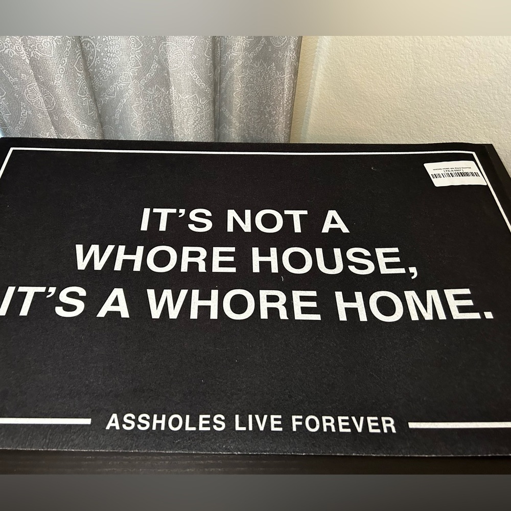 ASSHOLES LIVE FOREVER MAT